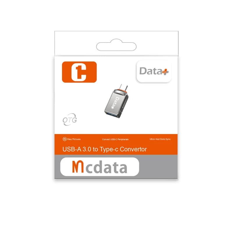 مبدل Usb 3.0 to Type c دیتا پلاس مدل MCDATA C1 — تصویر ۳