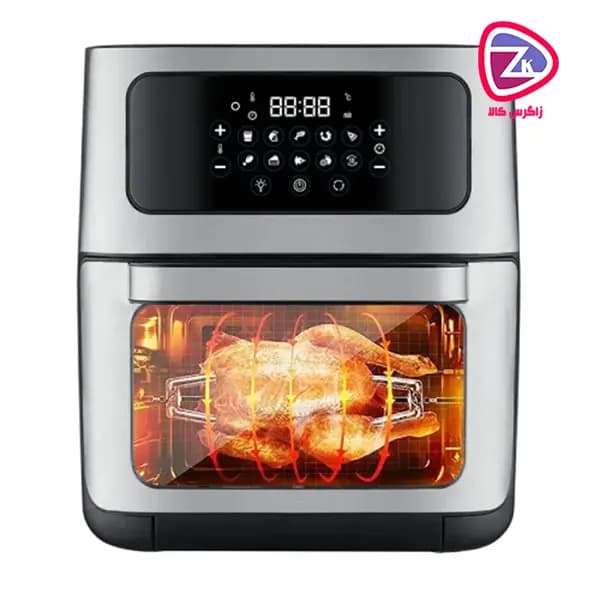 سرخ کن رژیمی ۱۲ لیتری برلین دارای جوجه گردان مدل B900