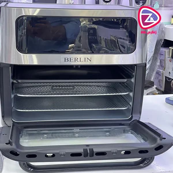 سرخ کن رژیمی ۱۲ لیتری برلین دارای جوجه گردان مدل B900 — تصویر ۴