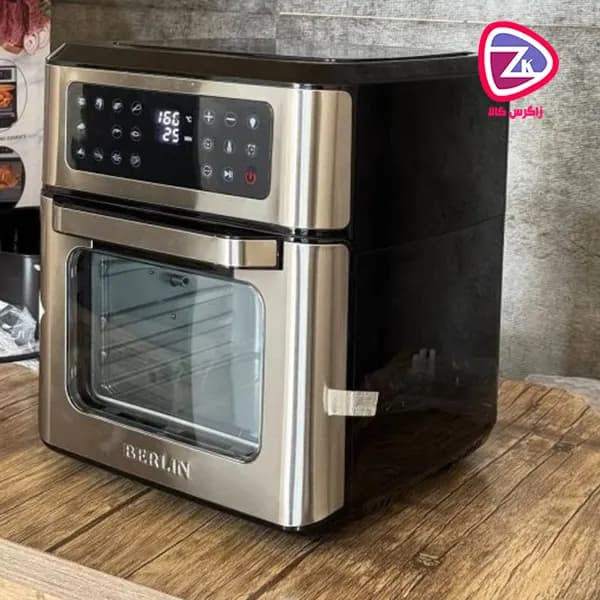 سرخ کن رژیمی ۱۲ لیتری برلین دارای جوجه گردان مدل B900 — تصویر ۳