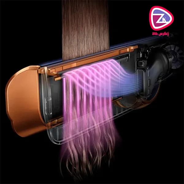 اتو مو حالت دهنده موی سر دایسون مدل dyson ht01 ceramic pink — تصویر ۷