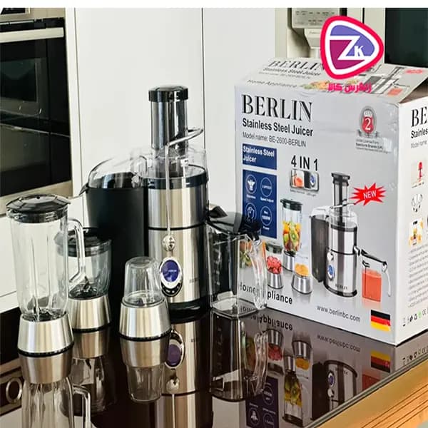 آبمیوه گیری چهار کاره برلین مدل BE-2650 — تصویر ۴