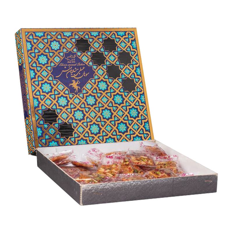 سوهان عسلی لقمه شیرین منش ۴۵۰ گرمی