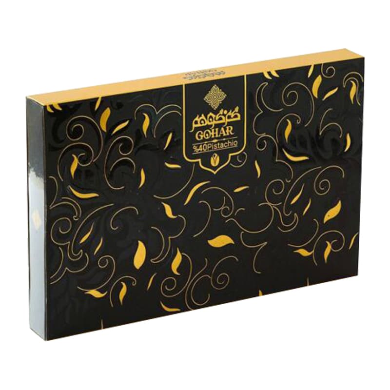 گز گوهر لقمه ترنجبینی ۴۰ درصد پسته ۴۰۰ گرمی