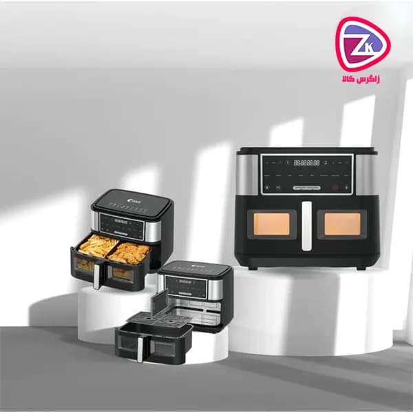 سرخ کن دوقلو بدون روغن سوپر کاسا ۱۰ لیتر – CA112 Super Casa — تصویر ۲