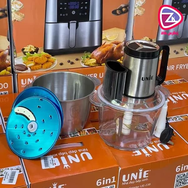 خردکن و غذاساز دوکاسه یونی مدل UE-238 — تصویر ۶
