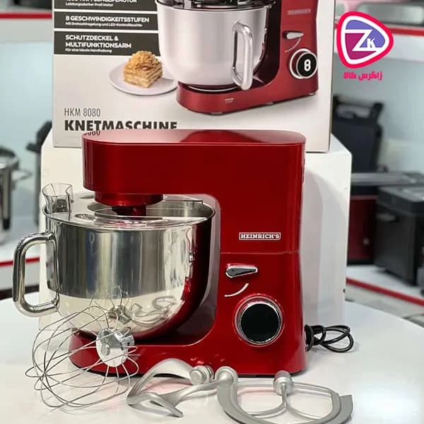 همزن کاسهدار هنریچ ۸ لیتری مدل HKM8080 — تصویر ۷