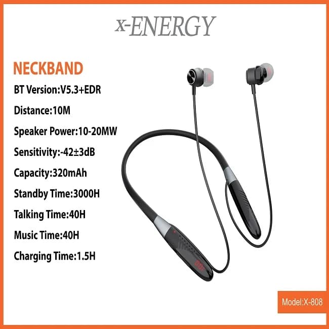 هدفون بلوتوثی ایکس انرژی مدل X-808 — تصویر ۸
