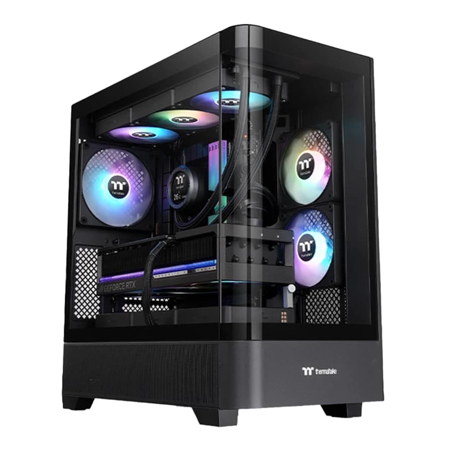 کیس کامپیوتر گیمینگ ترمالتیک مدل VIEW 290 TG ARGB BLACK — تصویر ۲