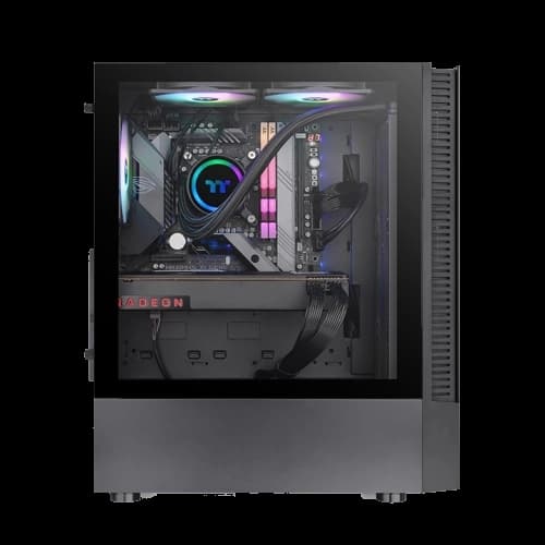 کیس کامپیوتر گیمینگ ترمالتیک مدل VIEW 200 TG ARGB CHASSIS BLACK — تصویر ۳