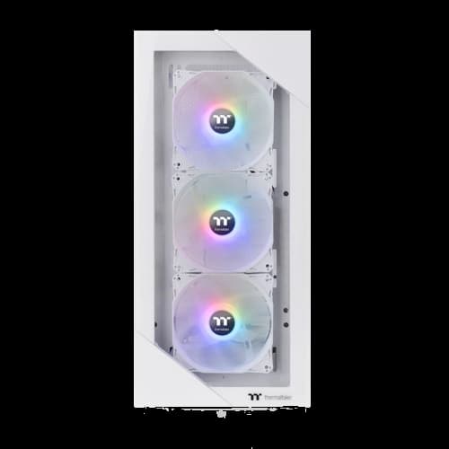 کیس کامپیوتر گیمینگ ترمالتیک مدل VIEW 200 TG ARGB CHASSIS SNOW WHITE — تصویر ۴