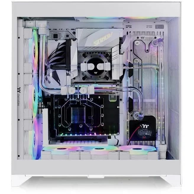 کیس کامپیوتر گیمینگ ترمالتیک مدل CTE E660 MX SNOW — تصویر ۲