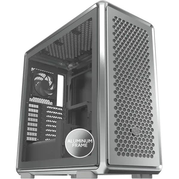 کیس کامپیوتر گیمینگ کولرمستر مدل MASTERFRAME 600 SILVER