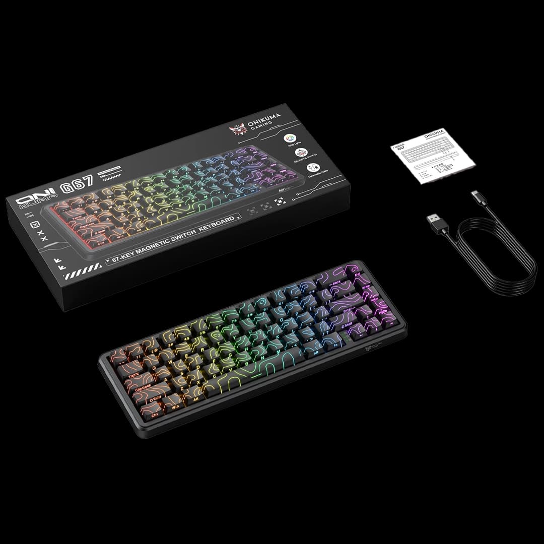 کیبورد گیمینگ اونیکوما مدل G67 RGB WRD — تصویر ۵
