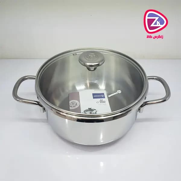 قابلمه و زودپز دو قلو روگازی استیل کرکماز ۷+۴لیتر A171 Alia — تصویر ۶