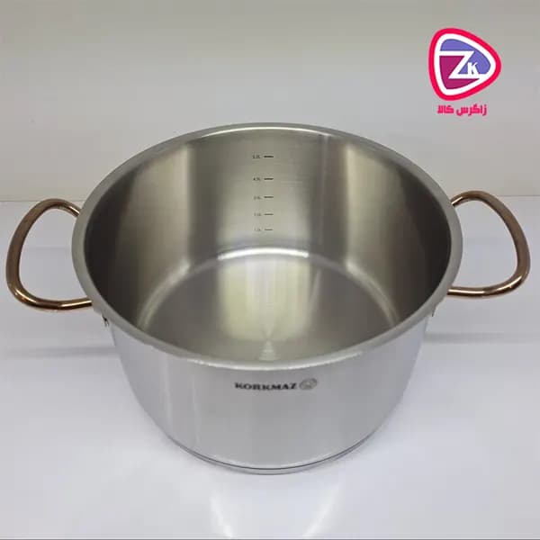 سرویس قابلمه ۸ پارچه استیل کرکماز A1149 پرولین Korkmaz Proline — تصویر ۹