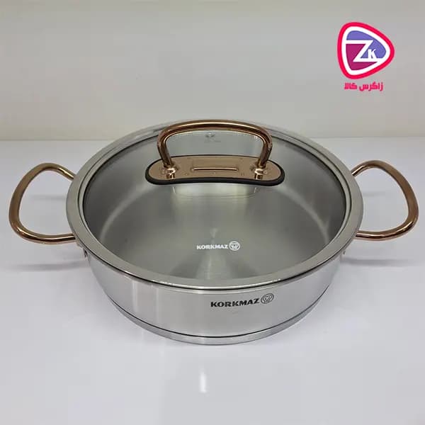 سرویس قابلمه ۸ پارچه استیل کرکماز A1149 پرولین Korkmaz Proline — تصویر ۵