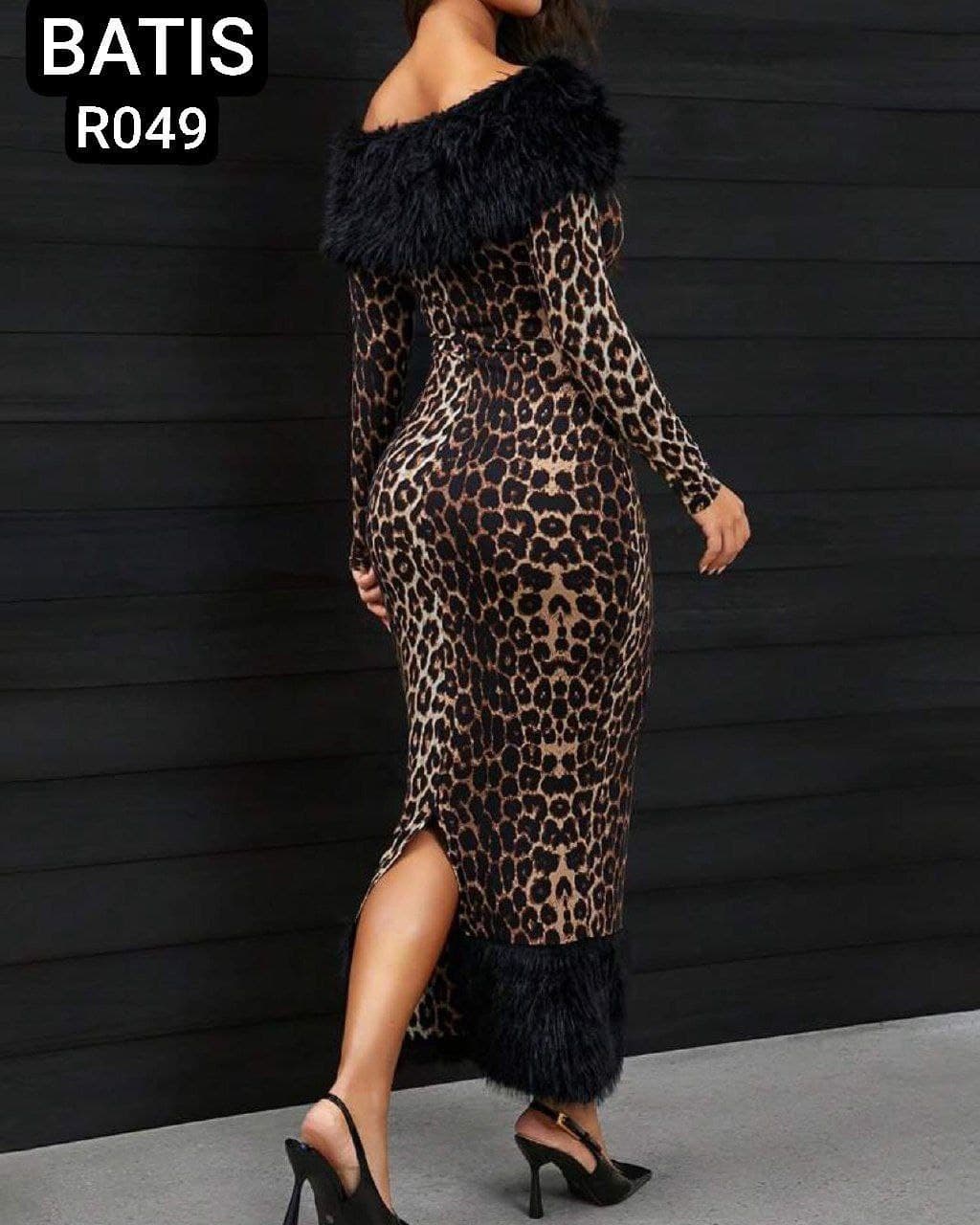 پیراهن پلنگی پشت چاکدار پرطرفدارRipped leopard shirt