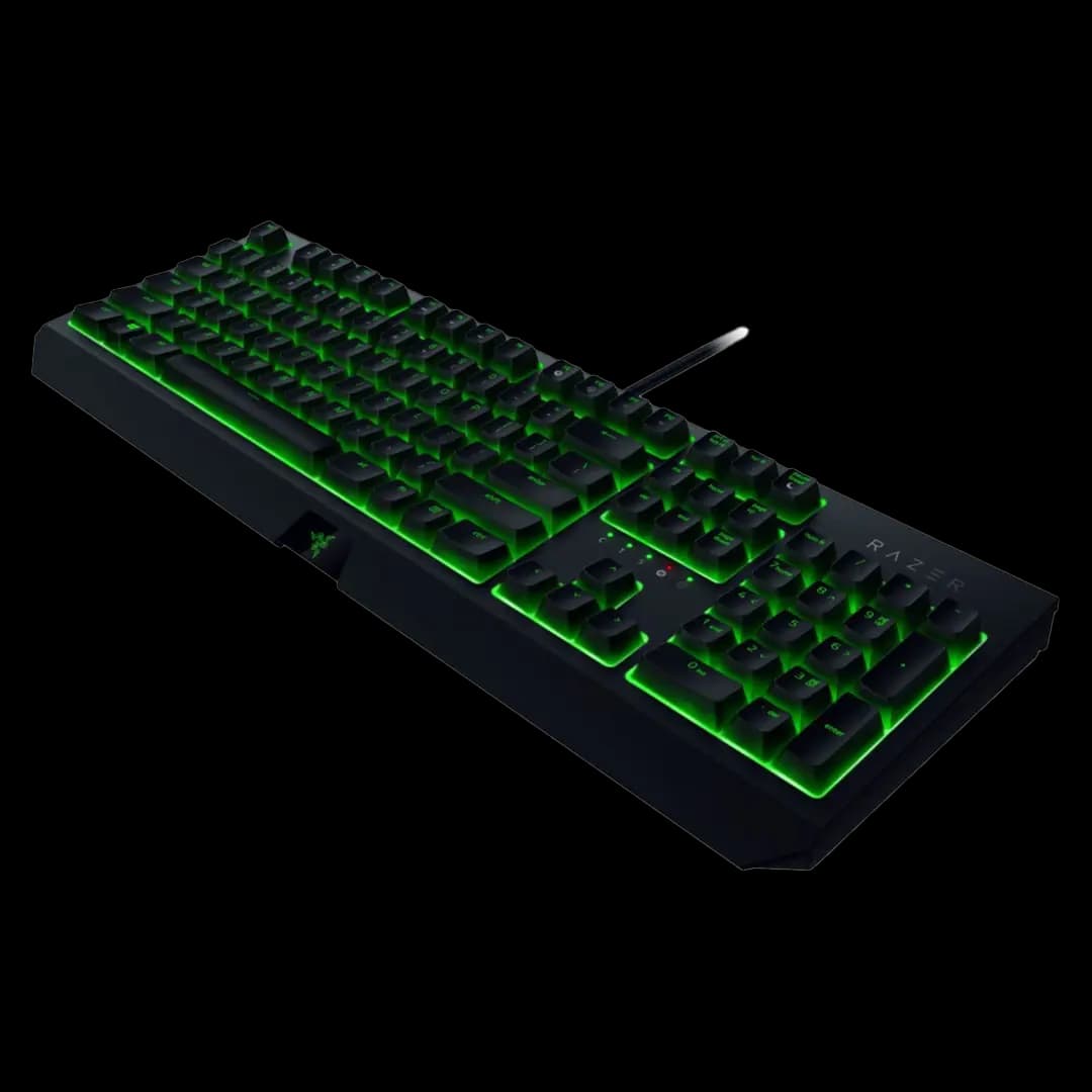 کیبورد گیمینگ ریزر مدل BLACKWIDOW ESSENTIAL GREEN SWITCH WRD — تصویر ۴