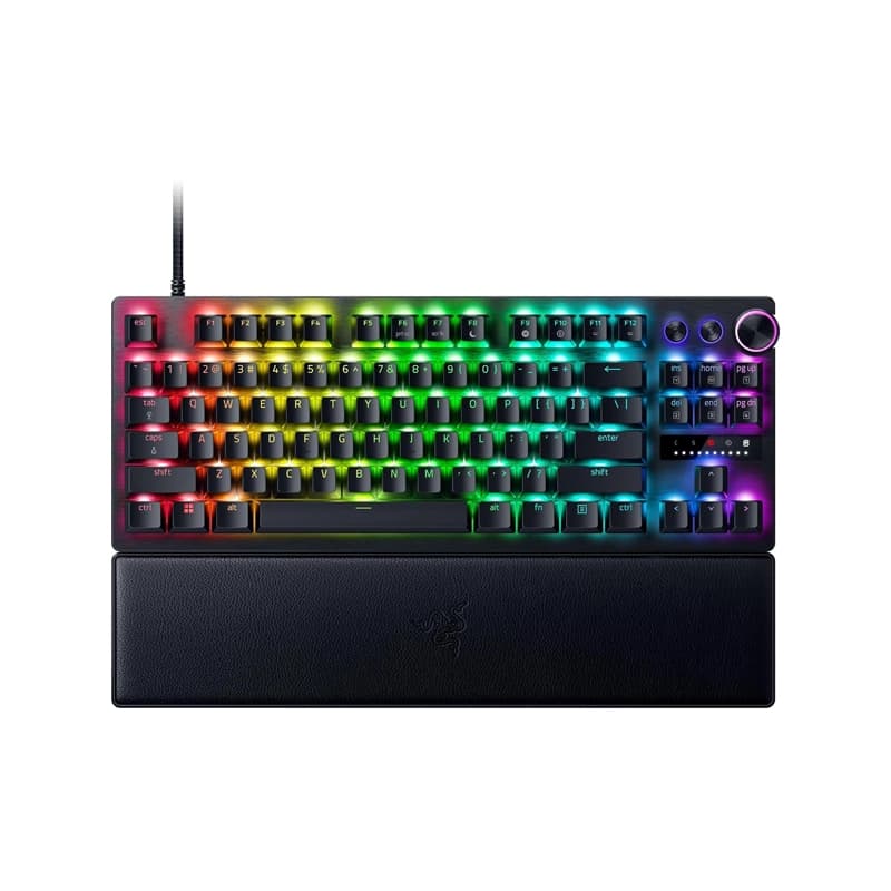 کیبورد گیمینگ ریزر مدل HUNTSMAN V3 PRO TKL ANALOG SWITCH WRD