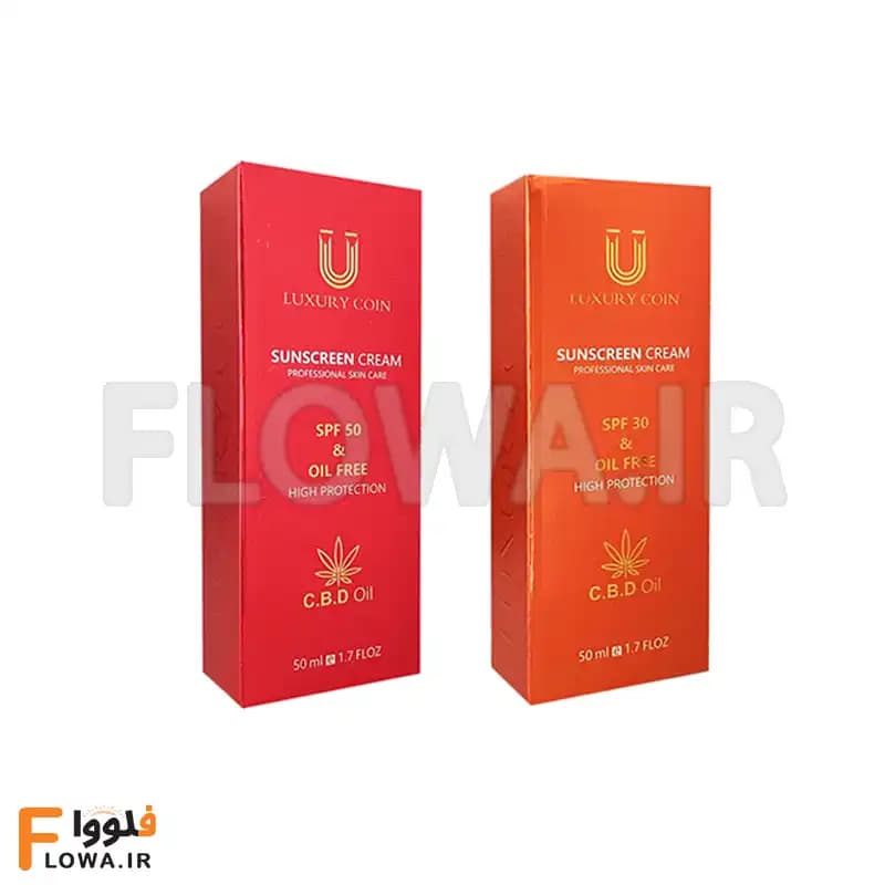 کرم ضدآفتاب SPF30 لاکچری کوین — تصویر ۵