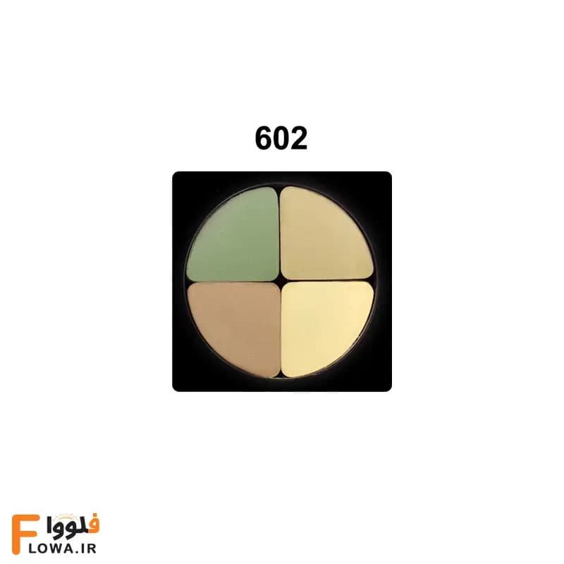 سایه چشم چهار رنگ لاکچری کوین 602