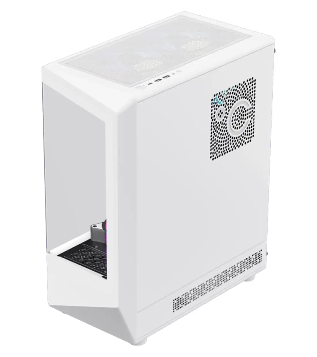 کیس کامپیوتر گیمینگ GAMEMAX VISTA COC AW WHITE — تصویر ۷