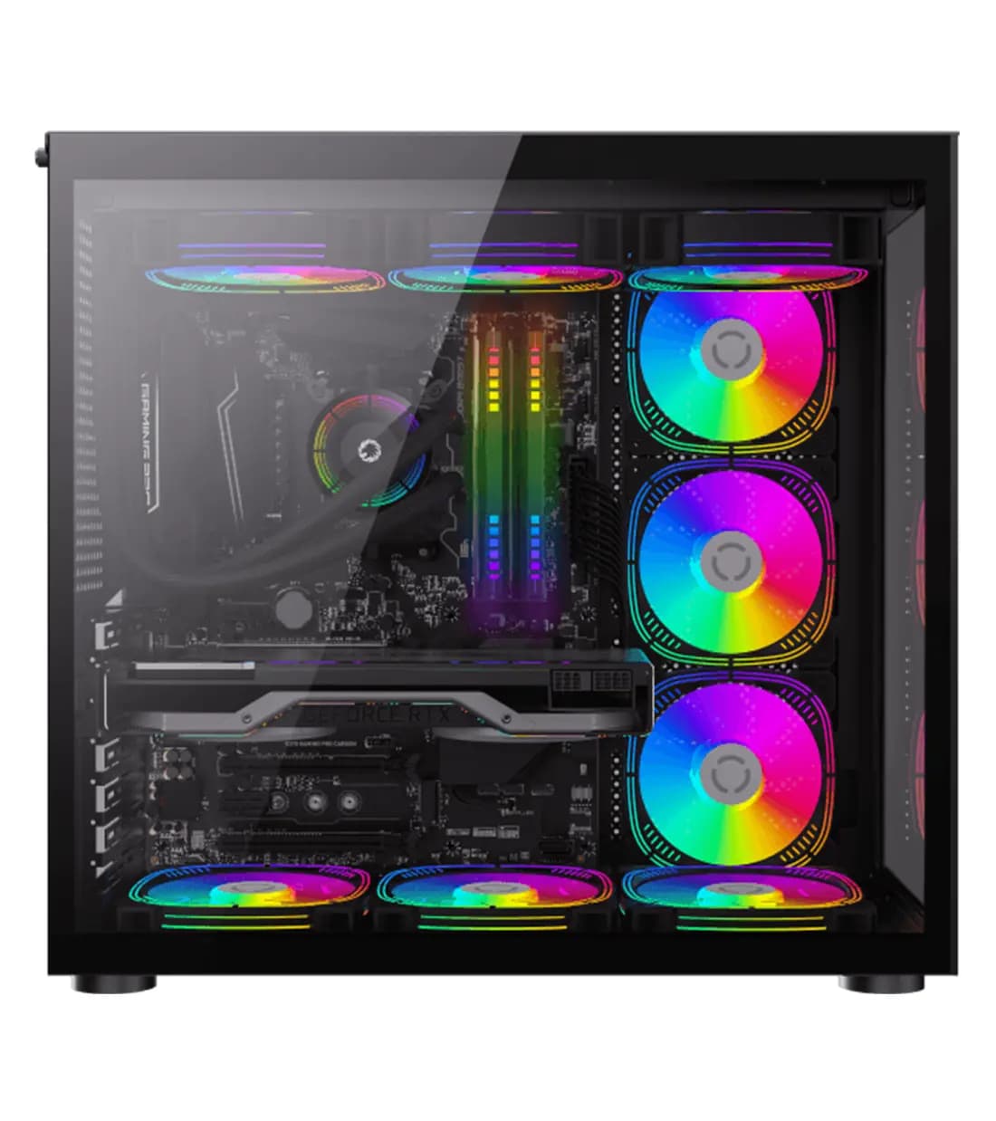 کیس کامپیوتر گیمینگ GAMEMAX INFINITY BLACK — تصویر ۹