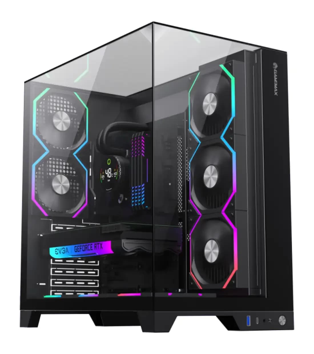 کیس کامپیوتر گیمینگ GAMEMAX INFINITY PRO BLACK