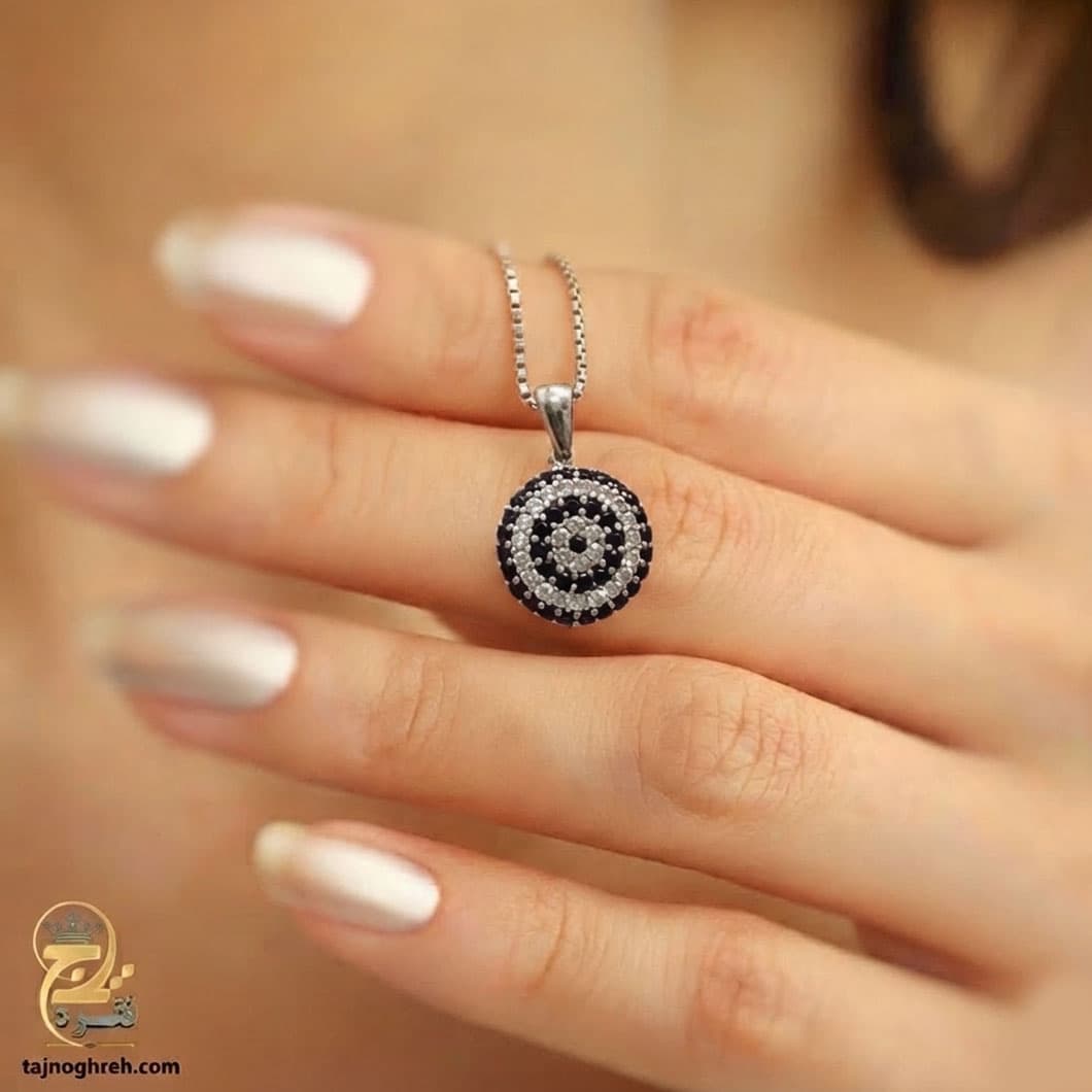 گردنبند نقره زنانه چشم نظر مدل ZSW Z126 — تصویر ۴