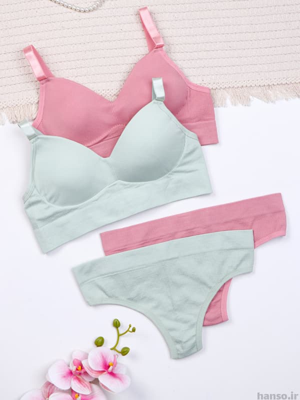 ست نیم تنه و شورت کد 8130
