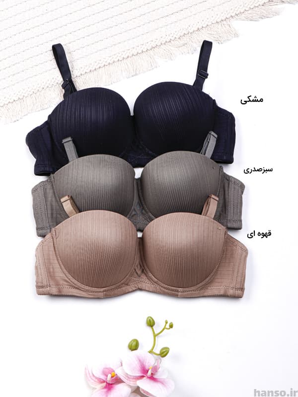 سوتین دکلته اسفنجی فنردار کد 8655 — تصویر ۳