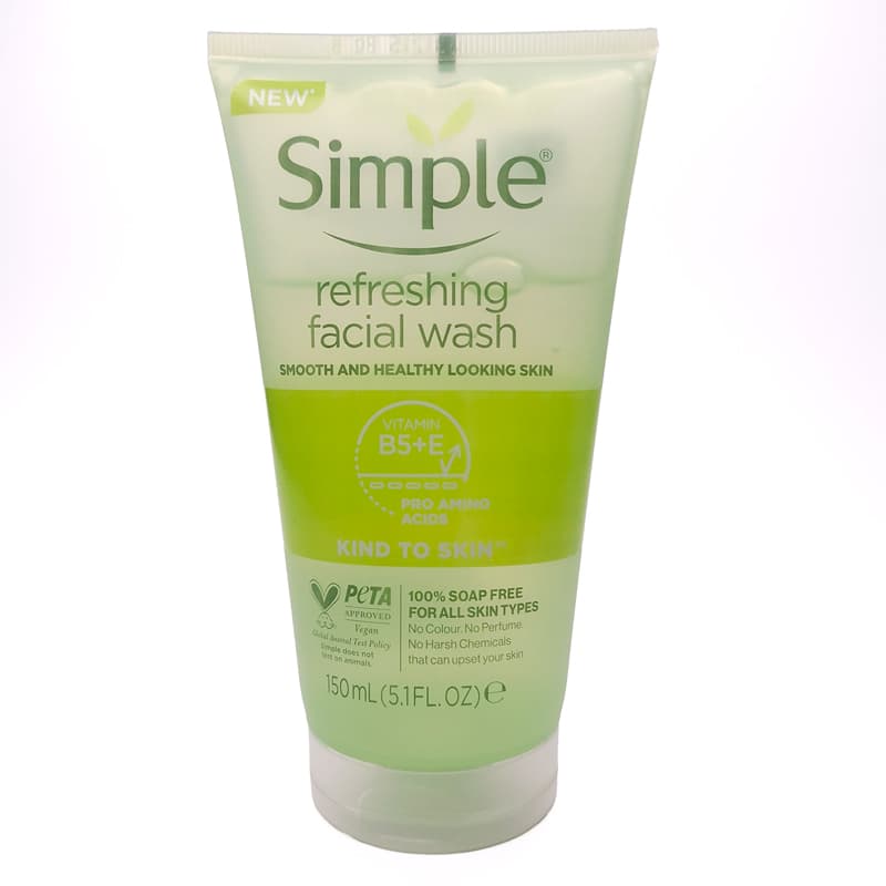 ژل شستشوی صورت سیمپل Simple Refreshing حجم 150 میل کد 91263