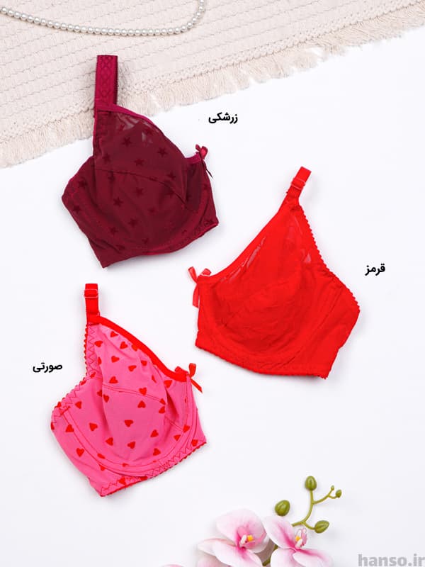 ست شورت و سوتین فنردار توری ژوبین کد 213 — تصویر ۷