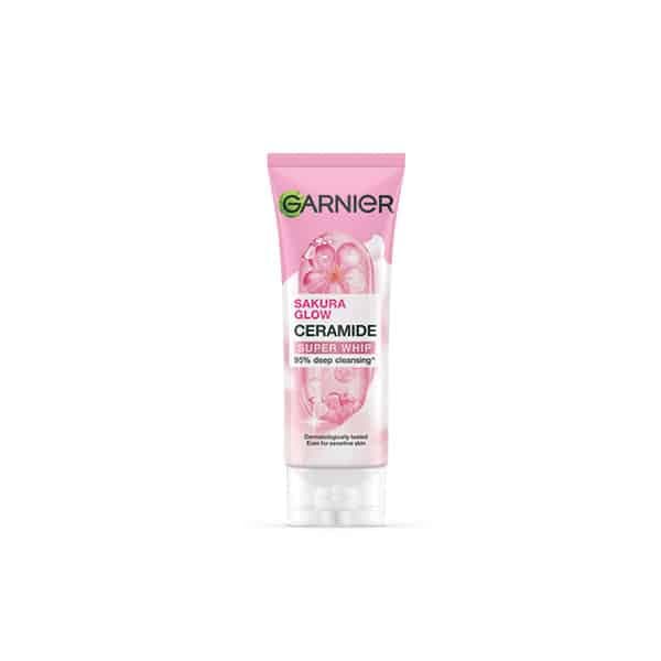 فوم شستشوی صورت گارنیر مدل Sakura Glow Super Whip