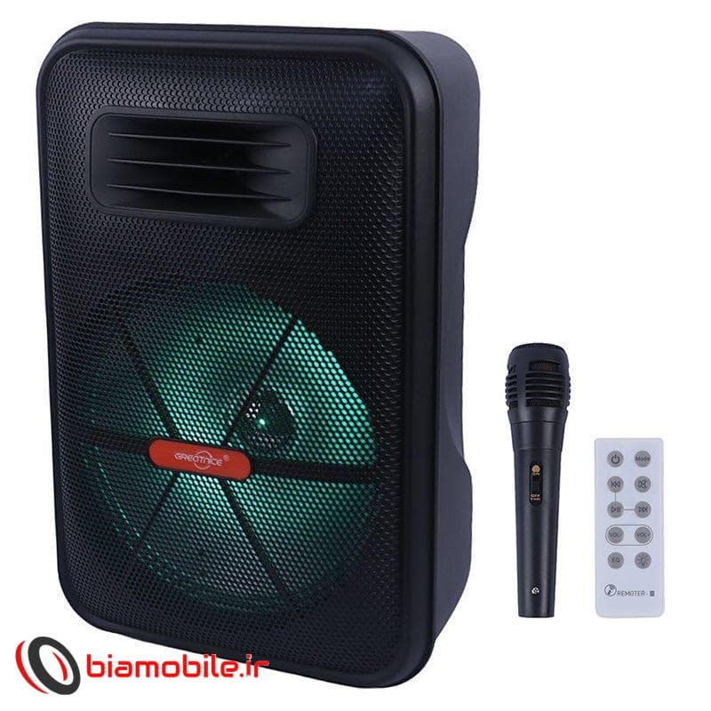 اسپیکر بلوتوثی گریت نایس GTS-1876 (اورجینال) + میکروفون و ریموت کنترل
