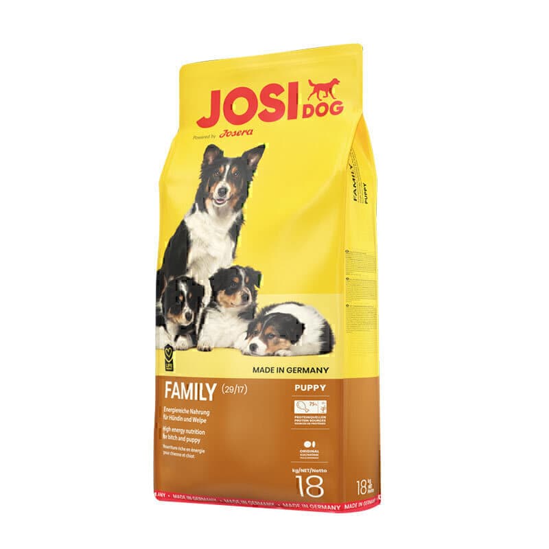 غذای خشک مخصوص مادر و توله سگ جوسی‌ جوسرا Josidog Family وزن 15 کیلوگرم