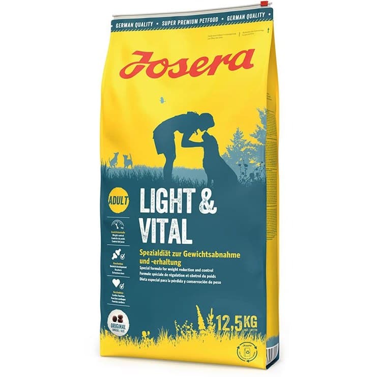 غذای خشک سگ بالغ جوسرا مناسب کاهش وزن Josera Light & Vital وزن 12.5 کیلوگرم