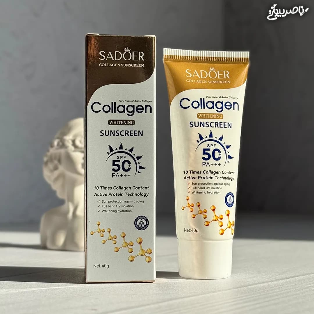 کرم ضد آفتاب سادور SPF 50 با کلاژن — تصویر ۲
