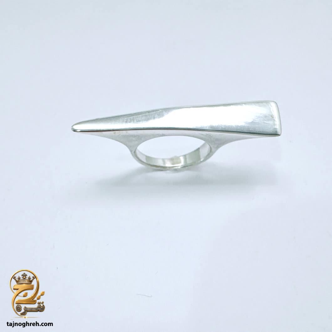 انگشتر نقره زنانه بدون نگین مدل RSW F75 — تصویر ۲