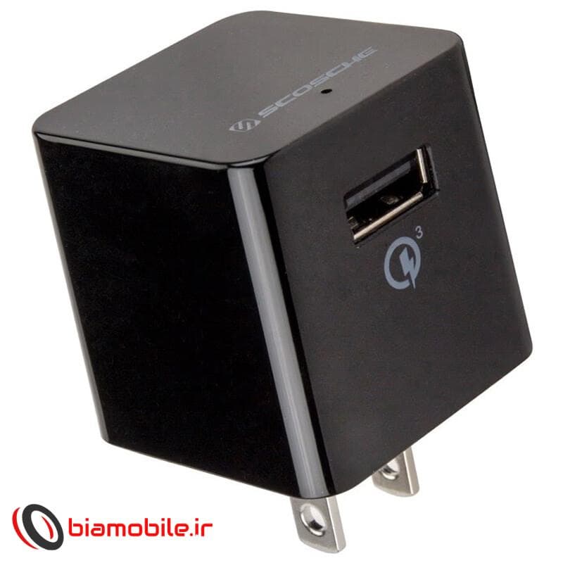 شارژر دیواری 20 وات اسکوش HQA8 QC3.0 PD 3A