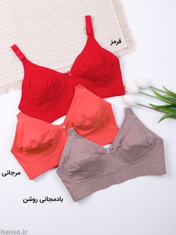 سوتین نخی بدون فنر کش پهن ایزابلا کد 0350 — تصویر ۴