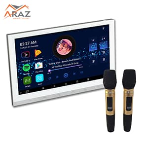 تاچ پنل صوتی JXA10K (پنل موسیقی)+یک جفت میکروفون