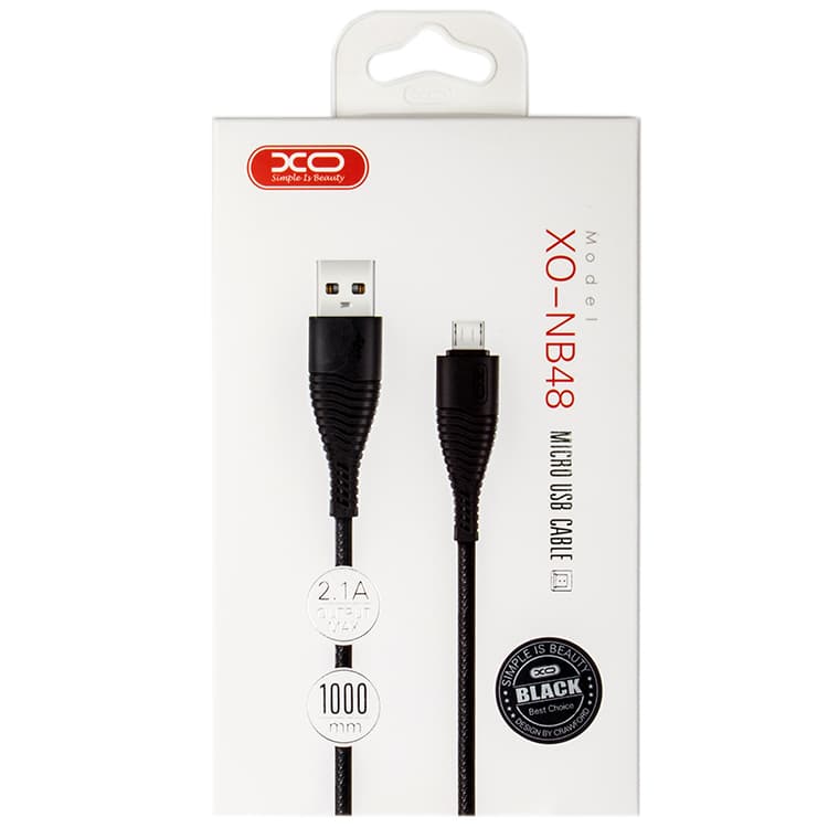 کابل تبدیل USB به لایتنینگ ایکس او مدل NB48 طول 1 متر