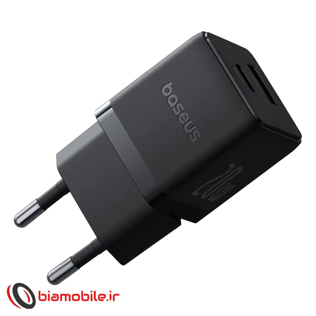شارژر دیواری 20 وات بیسوس Palm Fast Charger C+U