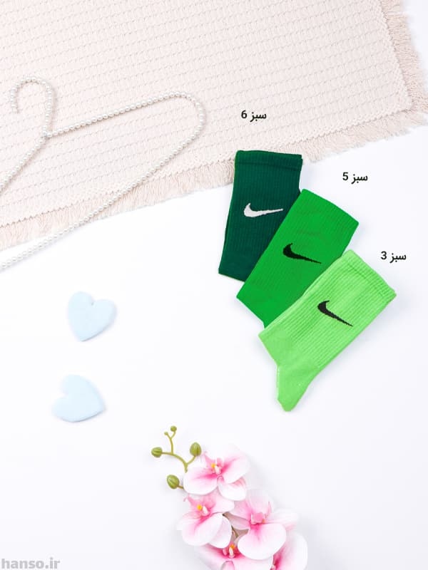 جوراب ساقدار کش انگلیسی نایک nike کد 1001 — تصویر ۳