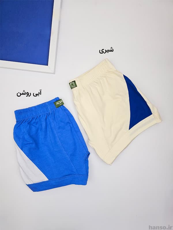 شورت مردانه نیم پا نخی کمر لیفهای آداک Adak کد 5567 — تصویر ۹