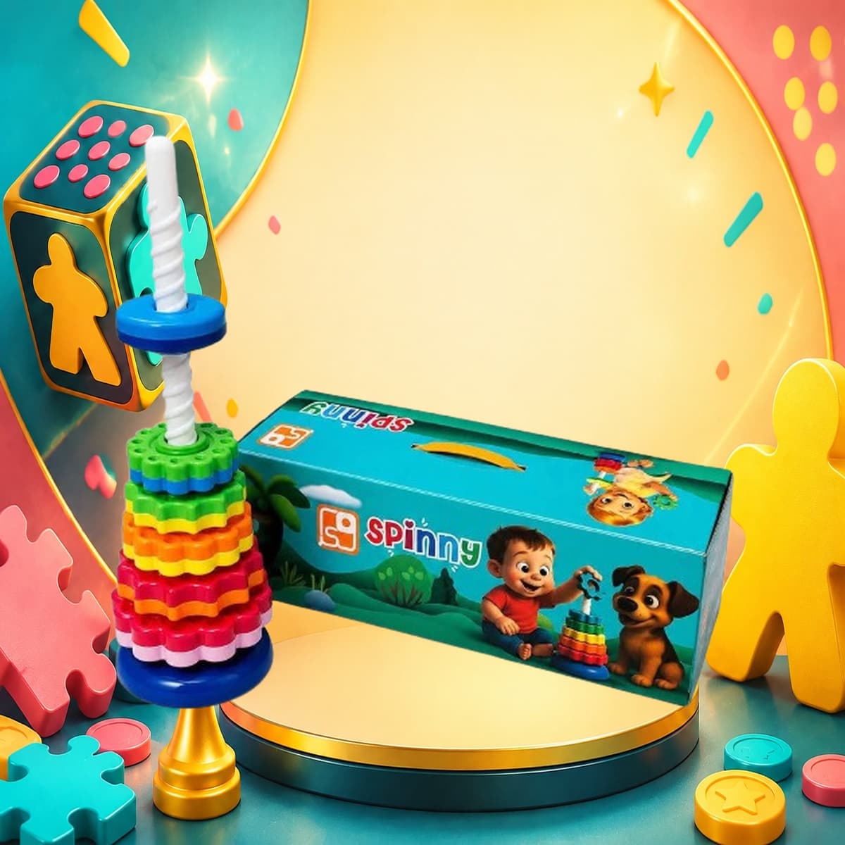 بازی فکری اسپینی بزرگ (Spinny)