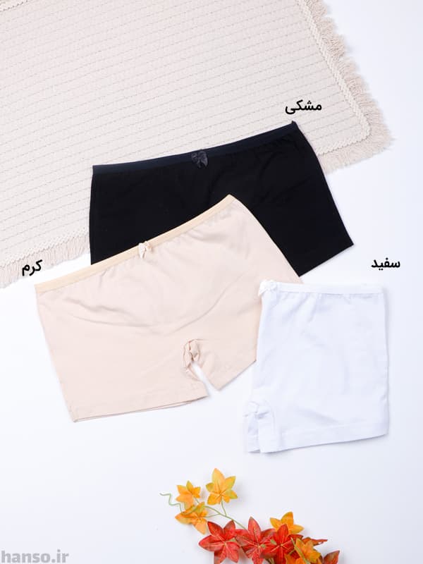 شورت زنانه پادار نخی روژان Rojan کد 5582 — تصویر ۳