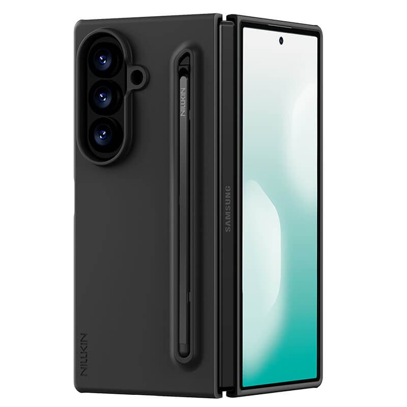 قاب سیلیکونی با قلم نیلکین مدل flex pure گوشی سامسونگ z fold8 ultra — تصویر ۴